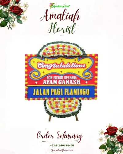 Bunga Papan Congratulation di Banyuputih Kidul